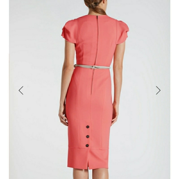 **SOLD** Roland Mouret GALAXY Dress, US12 runs small, Rose - Picture 9 of 15